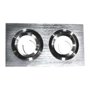 ΣΠΟΤ GU10 ΔΙΠΛΟ ΑΛΟΥΜΙΝΙΟΥ 172Χ92Χ20mm ACA - BS3602N