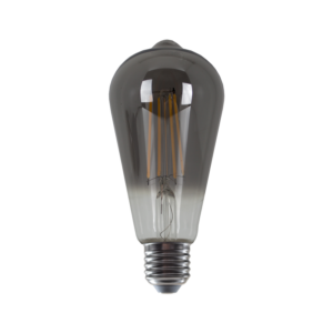 LED Λάμπα E27 Filament Edison ST64 Smoky 8W Diolamp 360° 400lm 1800K - CONDI8WWSM