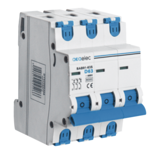 Αυτόματη ασφάλεια 6kA 63A 400v τριπολική (3P) ACA - DY02060469
