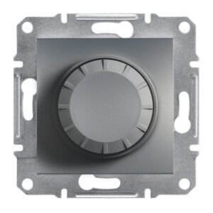 Schneider Asfora περιστροφικό dimmer αλέ-ρετούρ 40-600W Ατσάλι - EPH6400162