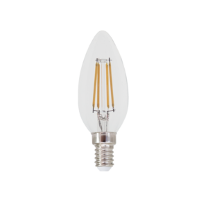 LED Λάμπα E14 Κεράκι Filament 4W Diolamp 360° 480lm 2700K - FLAM4WW