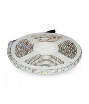 LED Ταινία 10W V-TAC 1000lm/m Dimmable Αδιάβροχη IP65 Πολύχρωμη RGB 5 Μέτρα - 212155