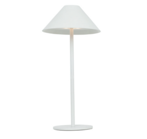 Επιτραπέζιο Επαναφορτιζόμενο Φωτιστικό Πορτατιφ LED 3W Λευκό Ματ Θερμό 3000Κ IP54 με Dimmer ACA - LG5860W-300