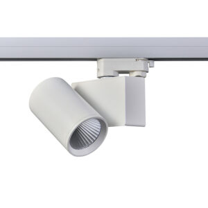 LED Φωτιστικό Ράγας 4 Καλωδίων Λευκό  20W 4000K 38° 2100LM 230V AC Ra80 ACA - LISOR2040W4