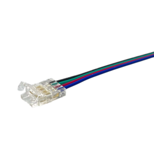 ΚΑΛΩΔΙΟ ΤΡΟΦΟΔΟΣΙΑΣ ΓΙΑ 10mm RGB COB ΛΩΡΙΔΑ LED ACA - MT10RGBCABLEC
