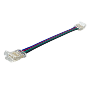 ΕΝΔΙΑΜΕΣΟΣ ΣΥΝΔΕΣΜΟΣ ΜΕ ΚΑΛΩΔΙΟ ΓΙΑ 10mm RGB COB ΛΩΡΙΔΑ LED ACA - MT10RGBMIDCABLEC