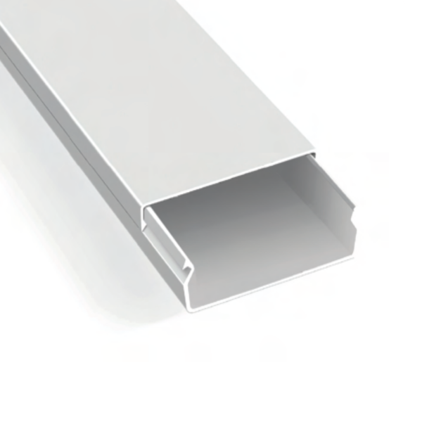 100X60mm Πλαστικό Κανάλι Καλωδίων Χωρίς Αυτοκόλλητο Λευκό 2m ACA - NX10060W
