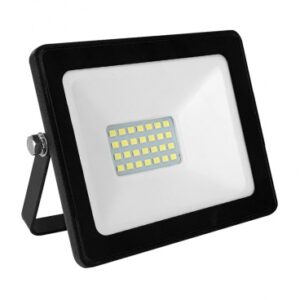 LED Προβολέας 20W ACA Μαύρος 110° Αδιάβροχος IP66 Μπλέ Φως  ACA - Q20B