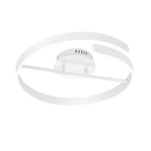 Φωτιστικό Οροφής Reality PARMA  LED, 37W · 4500lm, 4000K Λευκό Ματ Μεταλλικό, Step dimmable - R67071131