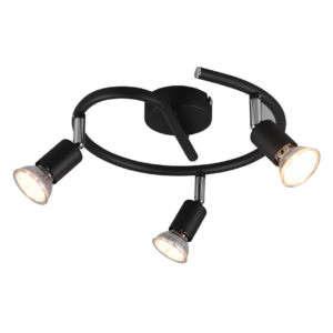 Σποτ Reality 3xGU10   Μαύρο Ματ Μεταλλικό    - R80913932