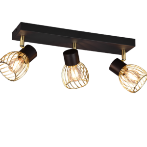 Φωτιστικό Οροφής Trio Lighting 3xE14 Μαύρου Χρώματος - R81383080