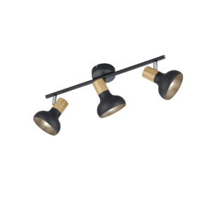 Φωτιστικό Οροφής Trio Lighting 3xE14 Μαύρου Χρώματος - R81523032