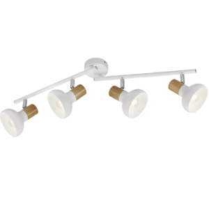 Φωτιστικό Οροφής Trio Lighting 4xE14 Λευκού Χρώματος - R81524031