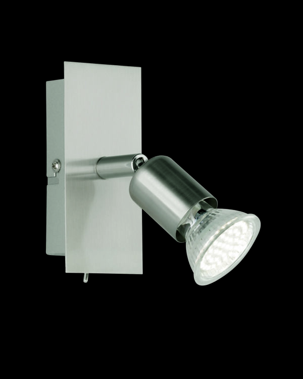 Σποτ Reality LED 3W GU10 Νίκελ Ματ Μεταλλικό 280lm 3000K  R82941107