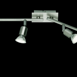 Σποτ Reality LED 3W GU10 Νίκελ Ματ Μεταλλικό 280lm 3000K  R82944107