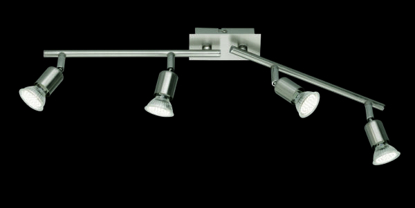 Σποτ Reality LED 3W GU10 Νίκελ Ματ Μεταλλικό 280lm 3000K  R82944107
