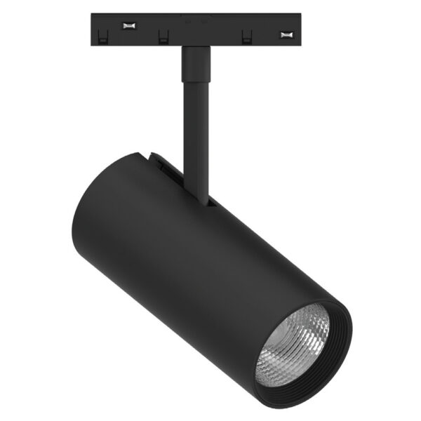 InLight Σποτ μαγνητικής ράγας LED 20W 3000K σε μαύρη απόχρωση D:16cmX16,8cm (T02001-BL)