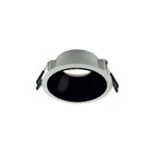 ΣΠΟΤ ΧΩΝEYTO ΣΤΑΘΕΡΟ Φ78mm 1xMR16/GU10 ΑΛΟΥΜΙΝΙΟ ΛΕΥΚΟ ME ANAKΛΑΣΤΗΡΑ  ΜΑΥΡΟ UNIVERSE - 1-U008150