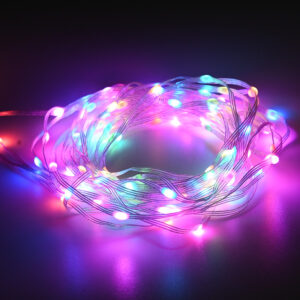 100RGB ΛΑΜΠΑΚΙΑ LED ΣΕ ΣΕΙΡΑ SMART STRING CONNECTABLE, 10m, USB, REMOTE&APP, IP44, 3m ΚΑΛΩΔ ΤΡΦ ACA - X04100371