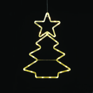"PLASTIC XMAS TREE" 36 LED ΛΑΜΠΑΚΙΑ WW ΜΠΑΤ. (3ΧΑΑ)/USB, IP20, 32*0.5*44.5 ACA - X04361306