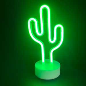 ΚΑΚΤΟΣ, 45 NEON LED ΛΑΜΠΑΚΙΑ ΜΕ ΜΠΑΤΑΡΙΑ (3xAA)/USB, ΠΡΑΣΙΝΟ, IP20, 15x10x25.5cm ACA - X04455315