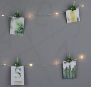 12 X-MAS TREE CLIPS, 25 LED WW Λ/ΚΙΑ ΑΣΗΜΙ ΧΑΛΚΟΣ ΜΠ/ΡΙΕΣ (3xAA), IP20, 240+30cm, ΔΙΑΦ. ΚΑΛ. ΤΡ/ ACA - X05251112