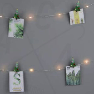 12 X-MAS TREE CLIPS, 25 LED WW Λ/ΚΙΑ ΑΣΗΜΙ ΧΑΛΚΟΣ ΜΠ/ΡΙΕΣ (3xAA), IP20, 240+30cm, ΔΙΑΦ. ΚΑΛ. ΤΡ/ ACA - X05251112