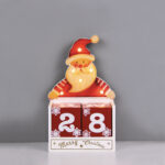 WOODEN SANTA CALENDAR 6 LED WW ΛΑΜΠΑΚΙΑ ΜΠ/ΡΙΕΣ (2AAΑ) IP20 12.5X6.7X20.5M ACA - X0561108