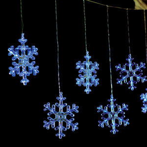 SNOWFLAKE ICICLE 120 CW LED ΒΡΟΧΗ, 30/50CM, ΑΝΤΑΠΤ(31V)ΣΤΑΘΕΡΑ, ΕΠΕΚΤ(ΜΑΧ 3)IP44, 3m ΔΙΑΦ. ΚΑΛ. ACA - X0612024203