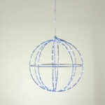 D40CM SILVER BALL 240 ΜΙΝΙ LED ΛΑΜ, ΜΠΛΕ, ΑΣΗΜΙ ΚΑΛΩΔ. ΧΑΛΚΟΥ,ΑΝΤΑΠΤ.(4.5VDC),IP44, 3M ΔΙΑΦ ΚΑΛ ACA - X0624064226