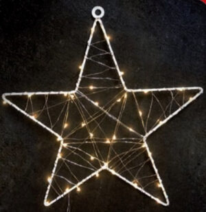1D Copper Wire Metal Motifs  ΑΣΤΕΡΙ 40 ΜINI LED ΛΑΜΠΑΚ ΜΕ ΚΑΛΩΔΧΑΛΚΟΥ & ΑΝΤΑΠΤΡΟΡΑ(3V DC)ΘΕΡΜΟ  ACA - X063014202