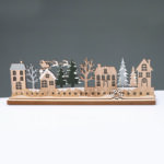 WOODEN XMAS COUNTDOWN WITH TREES ΔΙΑΚΟΣΜΗΤΙΚΟ ΜΟΤΙΦ 33x5x10cm ACA - X063362