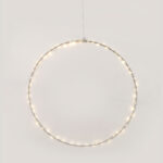 D50CM SILVER ROUND 65 ΜΙΝΙ LED ΛΑΜ, WW, ΑΣΗΜΙ ΚΑΛΩΔ. ΧΑΛΚΟΥ,ΑΝΤΑΠΤ.(3VDC),IP44, 3M ΔΙΑΦ ΚΑΛ ACA - X066514227