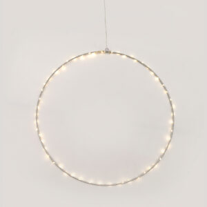 D50CM SILVER ROUND 65 ΜΙΝΙ LED ΛΑΜ, WW, ΑΣΗΜΙ ΚΑΛΩΔ. ΧΑΛΚΟΥ,ΑΝΤΑΠΤ.(3VDC),IP44, 3M ΔΙΑΦ ΚΑΛ ACA - X066514227