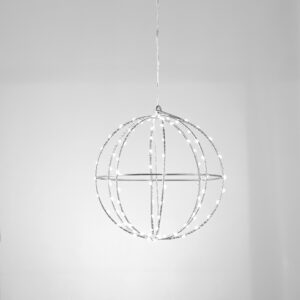 D20CM SILVER BALL 96 ΜΙΝΙ LED ΛΑΜ, CW, ΑΣΗΜΙ ΚΑΛΩΔ. ΧΑΛΚΟΥ,ΑΝΤΑΠΤ.(4.5VDC),IP44, 3M ΔΙΑΦ. ΚΑΛ. ACA - X069624226