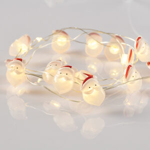 SANTA 15 MINI LED ΛΑΜΠΑΚIA ΣΕΙΡΑ, WW, ΑΣΗΜΙ ΚΑΛΩΔ. ΧΑΛΚΟΥ, MΠΑΤ. (2ΑΑ),IP20, 140+30CM ΔΙΑΦ ΚΑΛ ACA - X07151103