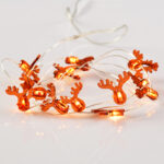 REINDEER 15 MINI LED ΛΑΜΠΑΚ. ΣΕΙΡΑ, WW, ΑΣΗΜΙ ΚΑΛΩΔ. ΧΑΛΚΟΥ, MΠΑΤ. (2ΑΑ),IP20, 140+30CM ΔΙΑΦ ΚΑΛ ACA - X07151104
