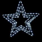 3 STARS 108 LED ΣΧΕΔΙΟ 4.5m ΜΟΝΟΚΑΝΑΛ ΦΩΤΟΣΩΛ ΨΥΧΡΟ ΛΕΥΚΟ ΜΗΧΑΝΙΣΜΟ FLASH IP44 56cm 1.5m ΚΑΛΩΔ ACA - X081082231