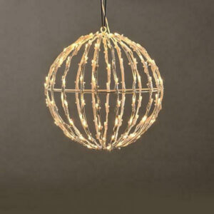 3D BALL ΣΧΕΔΙΟ 120 LED ΛΑΜΠ. ΣΕΙΡΑ,ΘΕΡΜΟ ΛΕΥΚ, ΑΝΤΑΠΤ.(4.5VDC),IP44, 25x25x26cm, ΛΕΥΚ ΚΑΛ.,5m ACA - X081201413