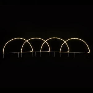 4 ARCH 124 LED 5,2m ΜΟΝΟΚ. ΦΩΤ. ΘΕΡΜΟ ΛΕΥΚΟ FLASH IP44, 86*57cm 3m ΚΑΛ. ACA - X081241221
