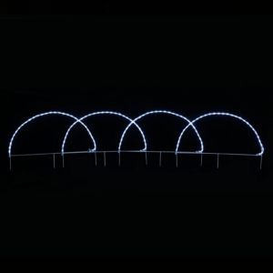 4 ARCH 124 LED 5,2m ΜΟΝΟΚ. ΦΩΤ. ΨΥΧΡΟ ΛΕΥΚΟ FLASH IP44, 86*57cm 3m ΚΑΛ. ACA - X081242221