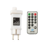 ΑΝΤΑΠΤ. 31VDC 12W 8 ΠΡΟΓΡΑΜΜΑΤΑ & IR CONTROLLER(ON/OFF+8 FUNC.+TIMER+DIMMER) MAX 1500LEDS ΠΡΟΓΡΑΜ. ACA - X0812WFAR