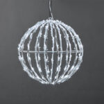 3D BALL ΣΧΕΔΙΟ 200 LED ΛΑΜΠAKIA ΣΕΙΡΑ, ΨΥΧΡΟ ΛΕΥΚΟ, ΑΝΤΑΠΤ. (4.5VDC), IP44, 40x40x41cm, ΛΕΥΚΟ ΚΑΛ., ACA - X082002413