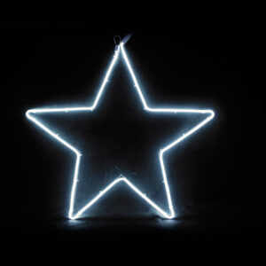 STAR 200 NEON LED 2m NEON DOUBLE SMD ΦΩΤ., CW ΣΤΑΘ., IP44, 58X54CM, 1.5m ΚΑΛ. ACA - X082002415