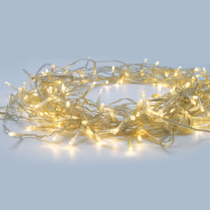 300 LED ΛΑΜΠAKIA ΣΕΙΡΑ (ANA 5cm), WWΑΝΤΑΠΤ.(31VDC) & 8 ΠΡΟΓΡΑΜ.,IP44, 15m, ΔΙΑΦ ΚΑΛ ACA - X08300122