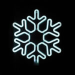 SNOWFLAKE 300 NEON LED 3m NEON DOUBLE SMD ΦΩΤ., CW ΣΤΑΘ., IP44, 40X40CM, 1.5m ΚΑΛ. ACA - X0830024111