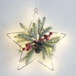 HANGING STAR 15 MINI LED WW ΛΑΜΠΑΚΙΑ ΜΠ/ΡΙΕΣ (3AA) IP20 30X30CM, 30CM ΔΙΑΦ. ΚΑΛΩΔΙΟ ACA - X09151104