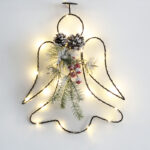 HANGING ANGEL 25 MINI LED WW ΛΑΜΠΑΚΙΑ ΜΠ/ΡΙΕΣ (3AA) IP20 24.5X30.5CM, 30CM ΔΙΑΦ. ΚΑΛΩΔΙΟ ACA - X09251105