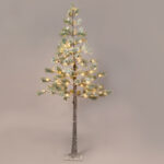 SNOW PINE TREE 128 WW LED ΛΑΜΠΑΚ.ΑΝΤΑΠΤ.(24VDC) IP44 26X26X240CM 3M KΑΦΕ ΚΑΛ. ΤΡΟΦ. ACA - X10128144