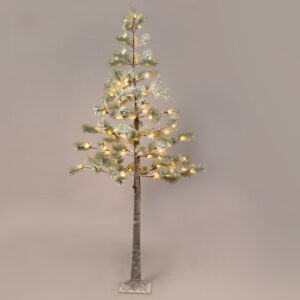 SNOW PINE TREE 128 WW LED ΛΑΜΠΑΚ.ΑΝΤΑΠΤ.(24VDC) IP44 26X26X240CM 3M KΑΦΕ ΚΑΛ. ΤΡΟΦ. ACA - X10128144